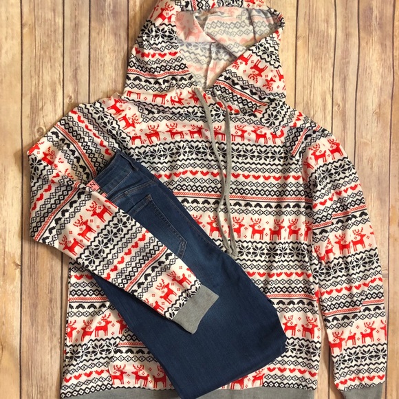 Reindeer Hoodie - Picture 3 of 3